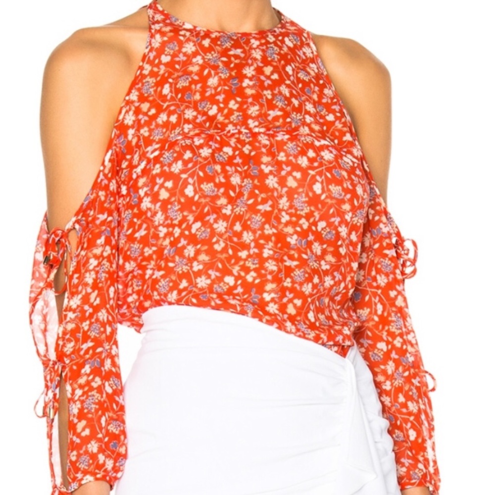 NWT Veronica Beard Flynn Bow Blouse